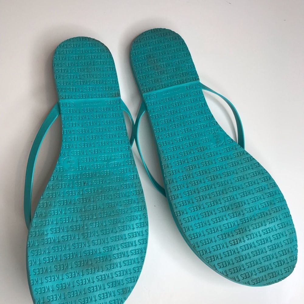 TKEES Turquoise Sandals - Picture 4 of 4
